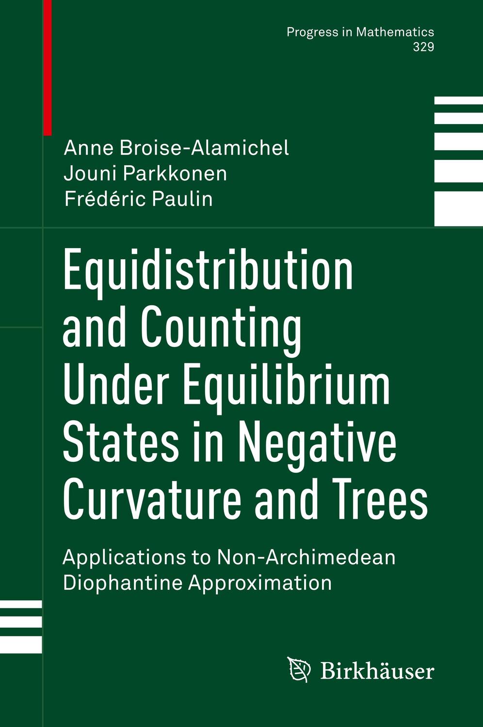 Cover: 9783030183141 | Equidistribution and Counting Under Equilibrium States in Negative...