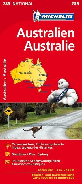 Cover: 9782067219168 | Michelin Australien | Stück | 1 S. | Deutsch | 2017