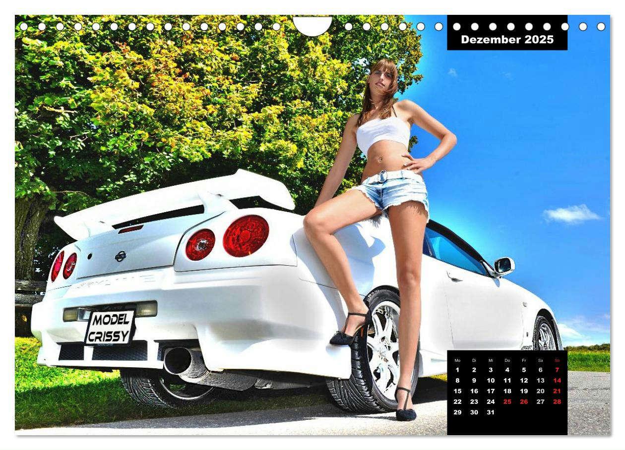 Bild: 9783435638581 | Kurven - Fieber - Modelle und Autos (Wandkalender 2025 DIN A4...