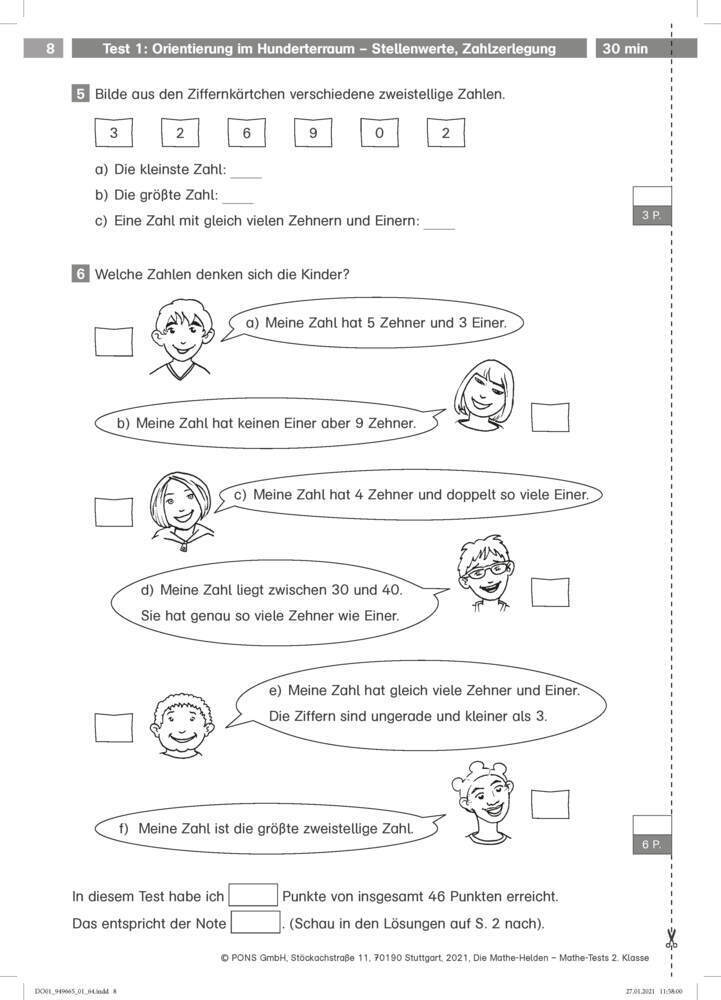 Bild: 9783129496657 | Klett Die Mathe-Helden: Mathe-Tests 2. Klasse | Broschüre | 64 S.