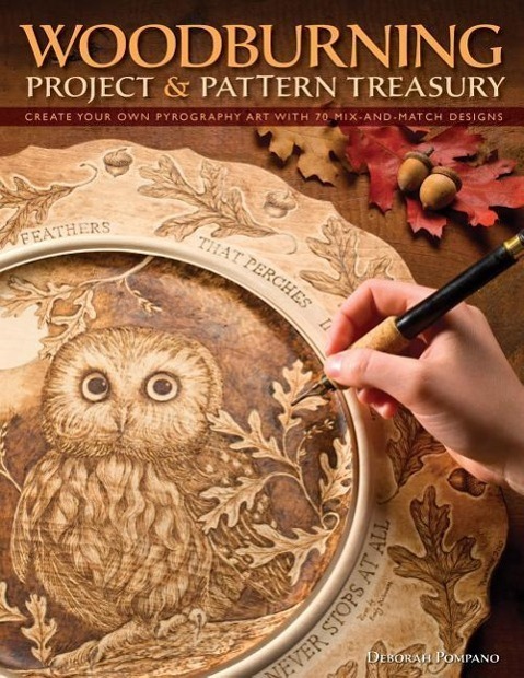 Cover: 9781565234826 | Woodburning Project & Pattern Treasury | Debbie Pompano | Taschenbuch
