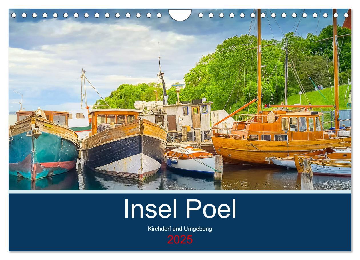 Cover: 9783435094417 | Insel Poel Kirchdorf und Umgebung (Wandkalender 2025 DIN A4 quer),...