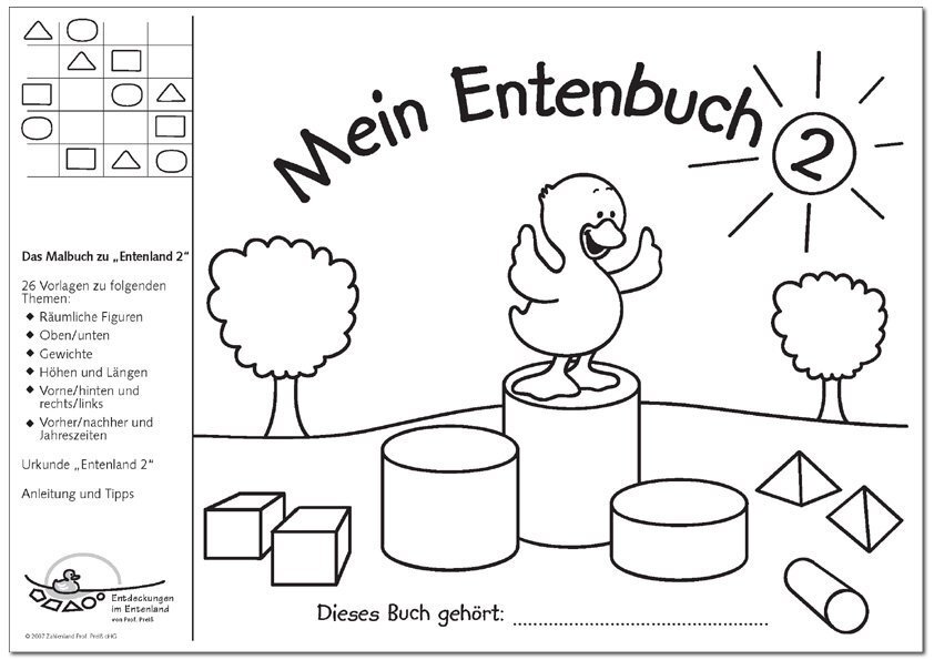 Cover: 9783981126198 | Mein Entenbuch. Tl.2 | Das Malbuch zu "Entenland 2" | Gerhard Preiß