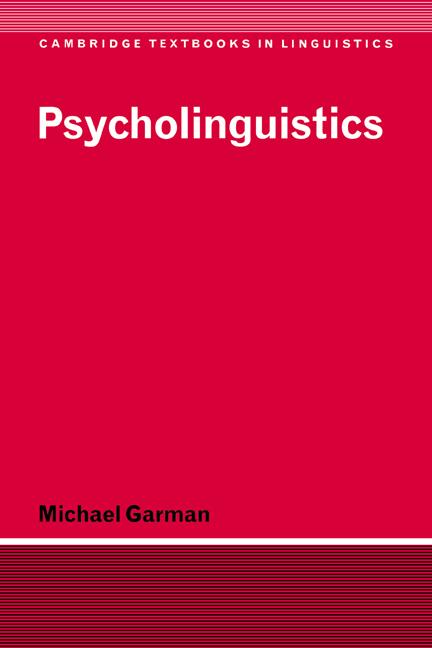 Cover: 9780521276412 | Psycholinguistics | Michael Garman | Taschenbuch | Englisch | 2005