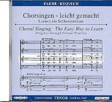 Cover: 4013788003794 | Requiem Chorsingen Tenor | Gabriel Fauré | Audio-CD | CD