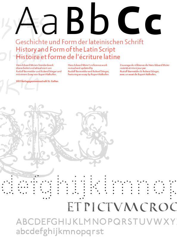 Cover: 9783038630838 | ABC - Geschichte und Form der lateinischen Schrift | Taschenbuch