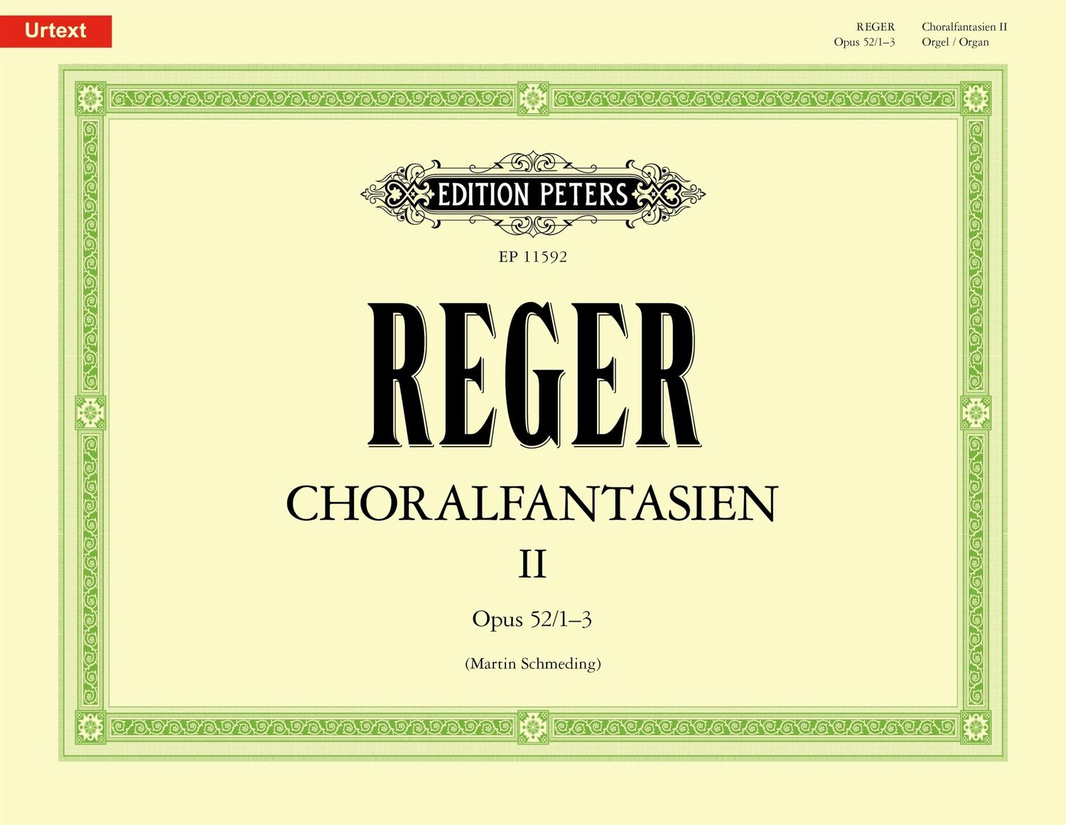 Cover: 9790014135126 | Choralfantasien für Orgel Band 2 : op. 52/13 | Max Reger | Broschüre