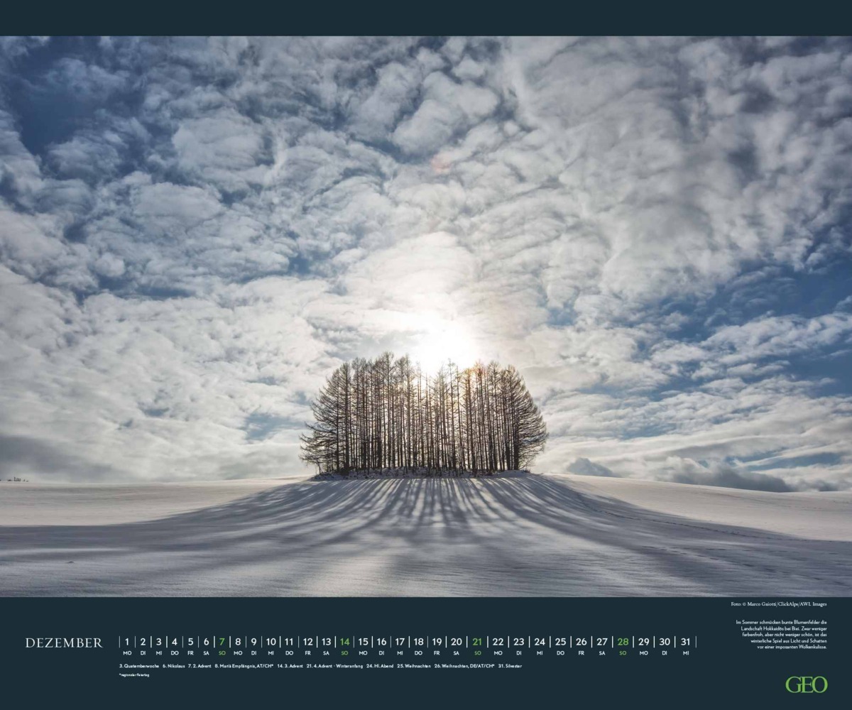 Bild: 4002725988850 | GEO - Wolkenspiele 2025 Wandkalender, 60x50cm, Posterkalender mit...