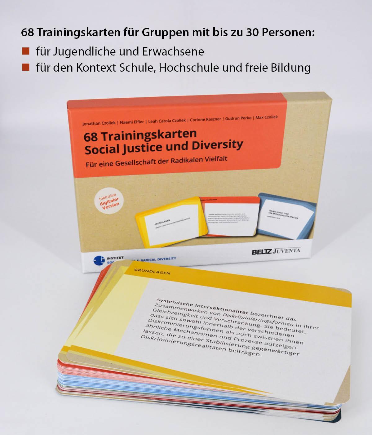 Bild: 4019172400064 | 68 Trainingskarten Social Justice und Diversity | Czollek (u. a.)