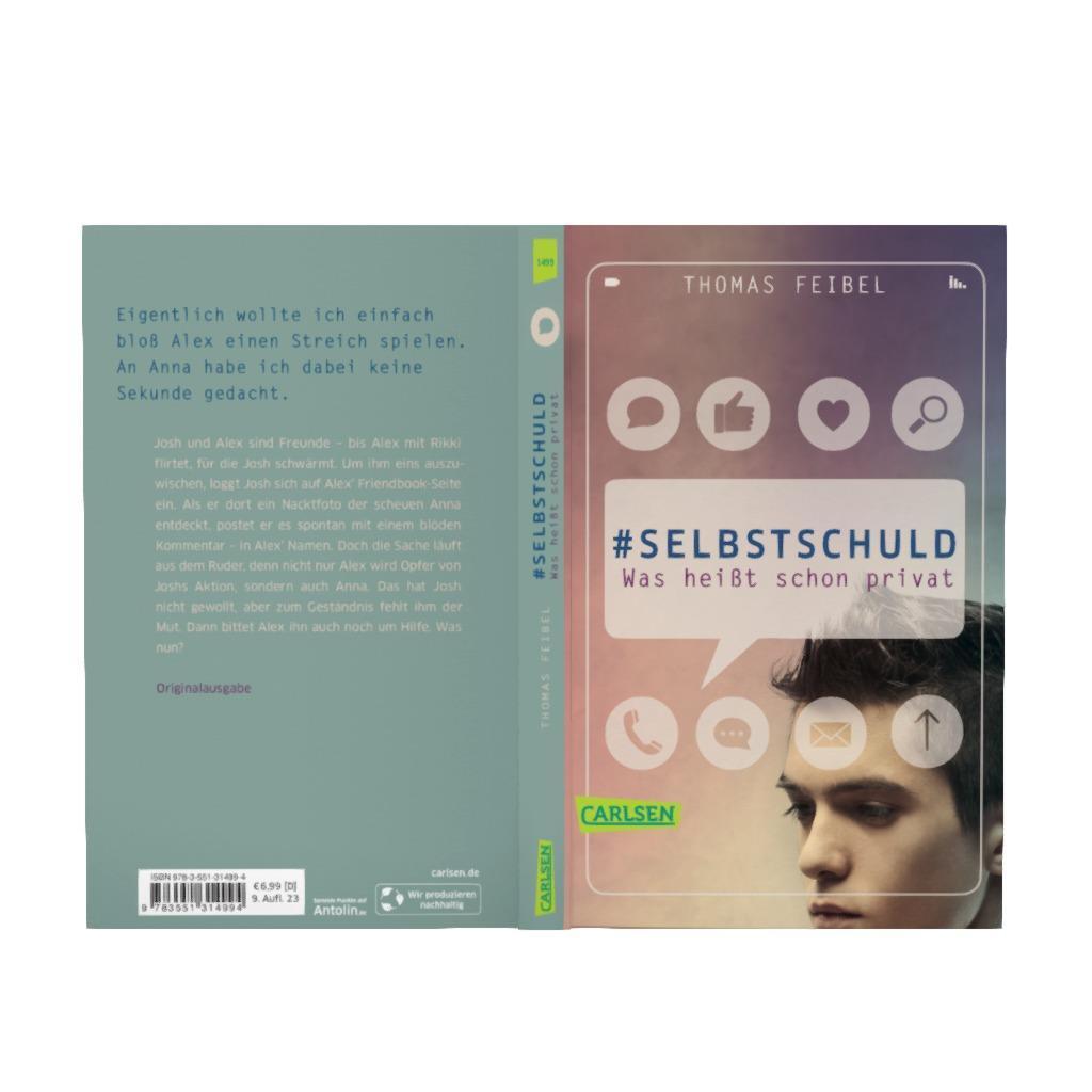 Bild: 9783551314994 | #selbstschuld - Was heißt schon privat | Thomas Feibel | Taschenbuch