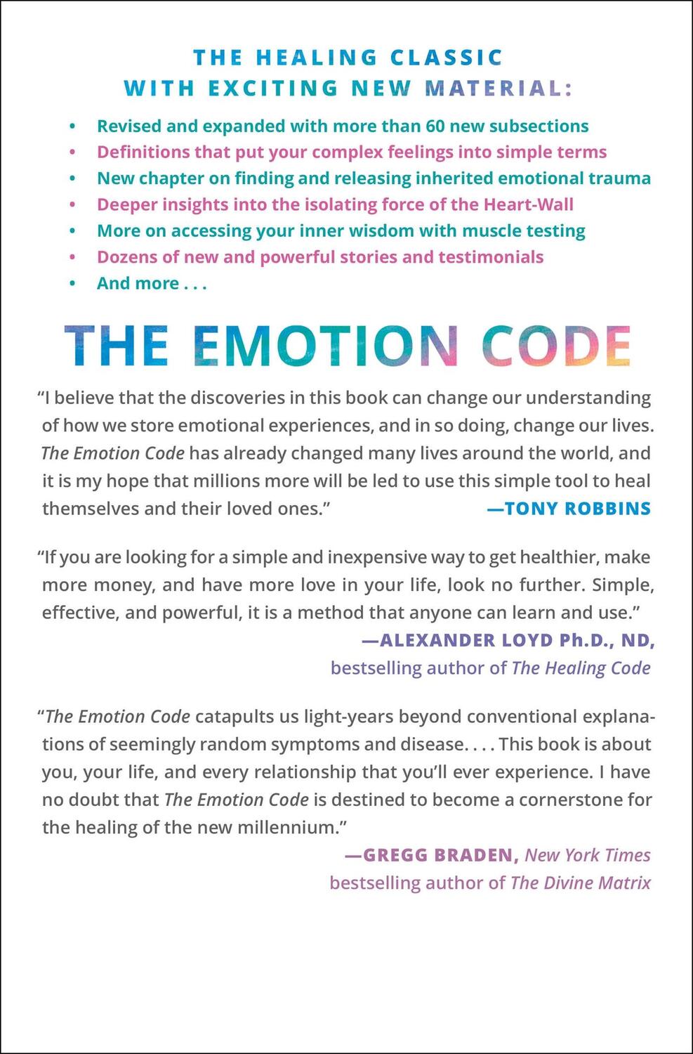 Rückseite: 9781250214508 | The Emotion Code: How to Release Your Trapped Emotions for Abundant...