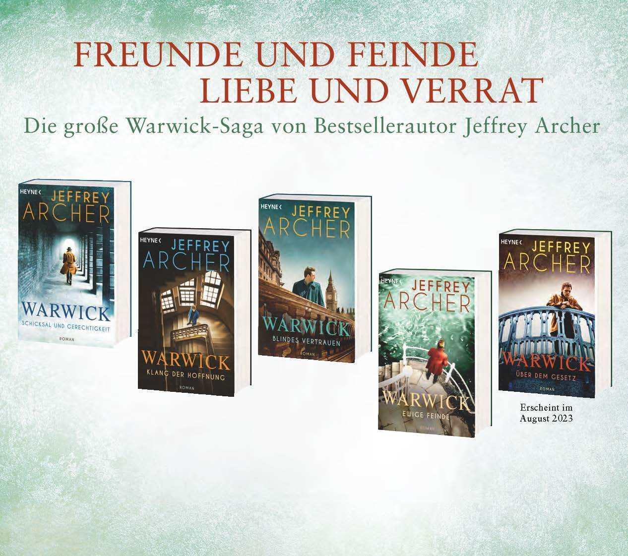 Bild: 9783453426948 | Ewige Feinde | Roman | Jeffrey Archer | Taschenbuch | Die Warwick-Saga