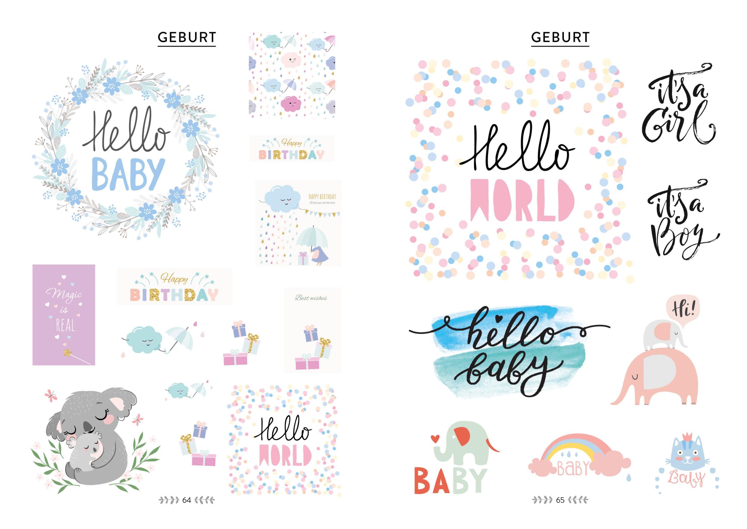 Bild: 9783960936572 | Bullet Journal - Stickerbuch Hello Baby: 750 bezaubernde Sprüche...