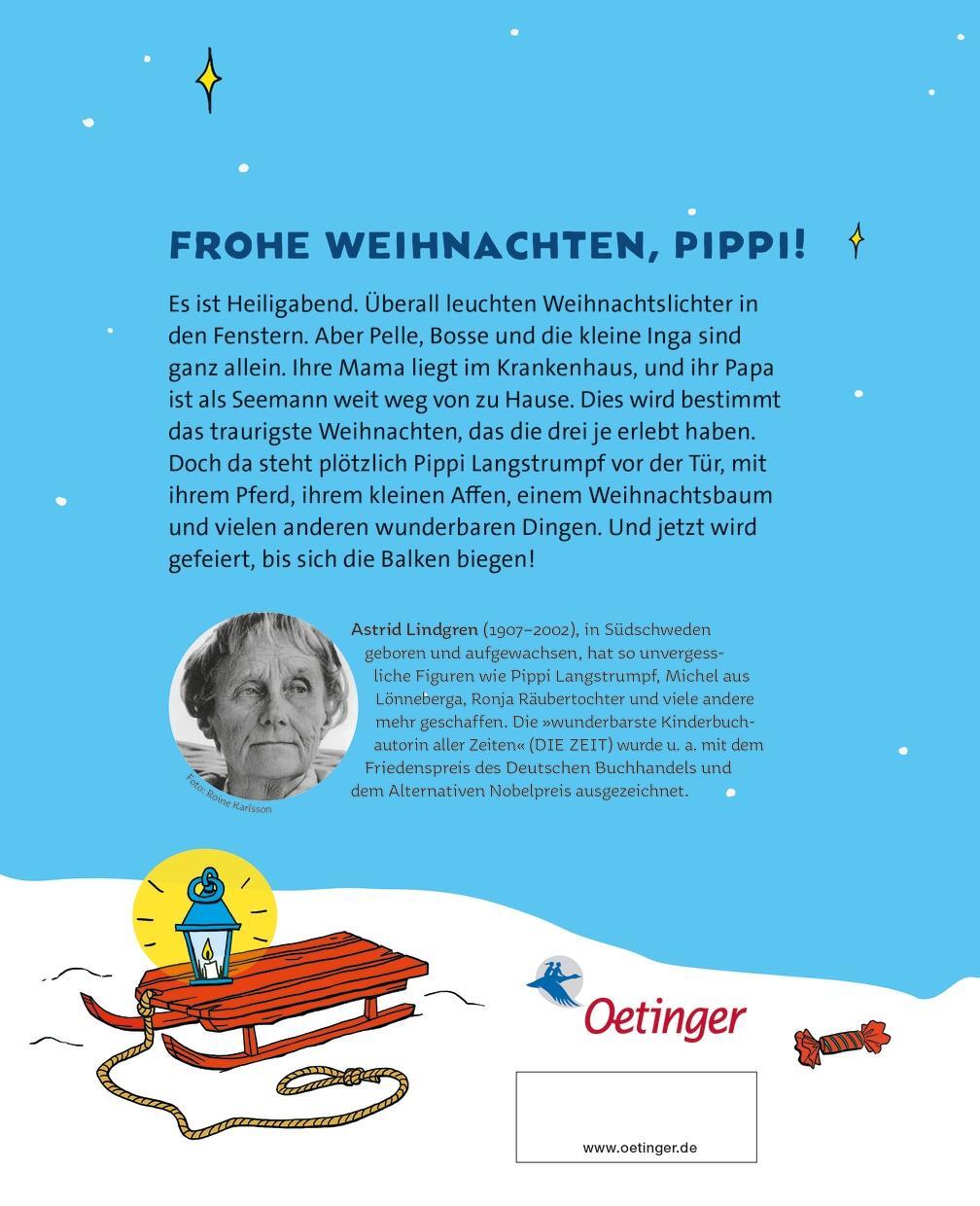 Rückseite: 9783751204927 | Pippi Langstrumpf feiert Weihnachten | Astrid Lindgren | Buch | 32 S.