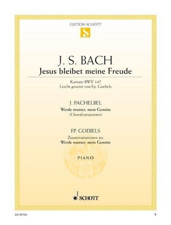Cover: 9790001092586 | Jesus bleibet meine Freude / Werde munter, mein Gemüte | Bach | Buch