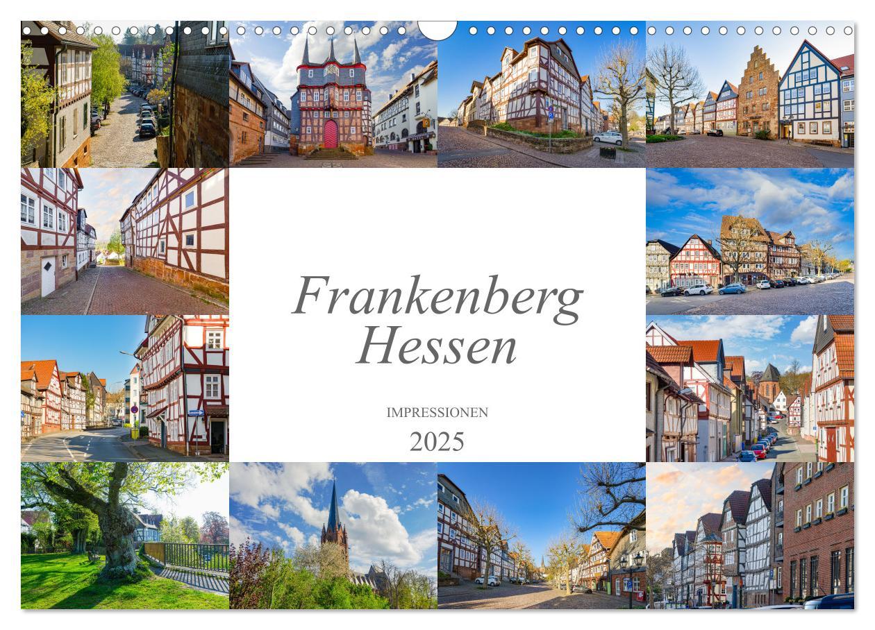 Cover: 9783383990090 | Frankenberg Hessen Impressionen (Wandkalender 2025 DIN A3 quer),...