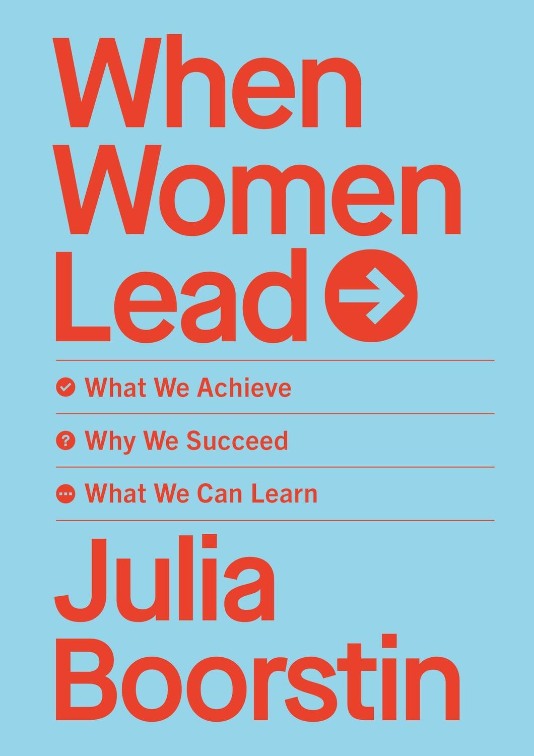 Cover: 9781399713511 | When Women Lead | Julia Boorstin | Buch | Englisch | 2022