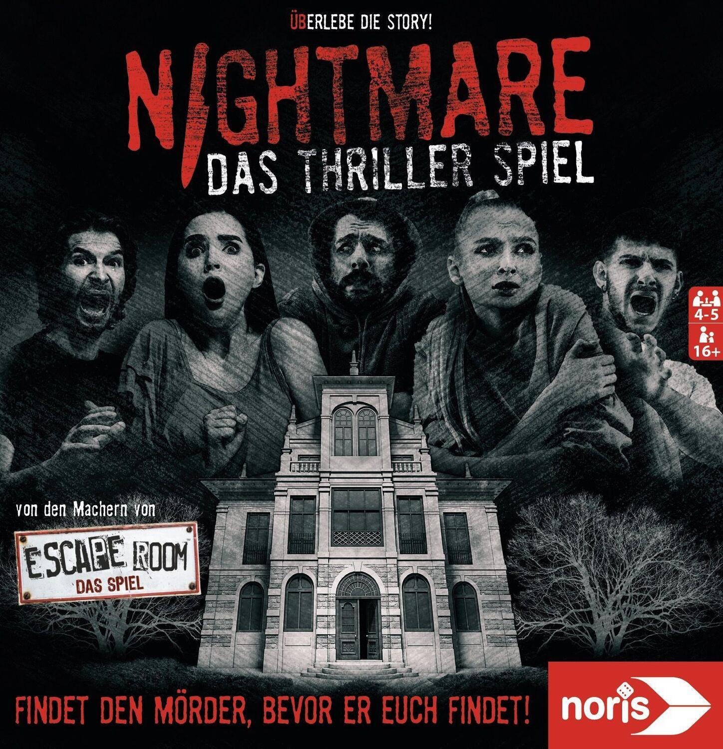 Cover: 4000826003458 | Nightmare Horror Adventures | Noris Spiele | Spiel | Deutsch | 2020