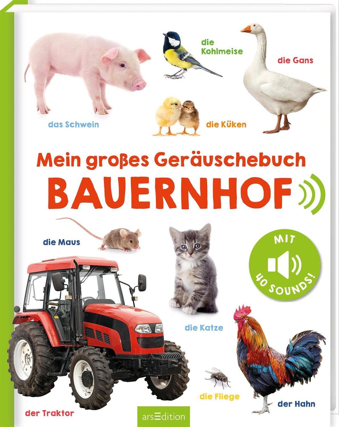 Cover: 9783845852294 | Mein großes Geräuschebuch - Bauernhof | Mit 40 Sounds | Buch | 16 S.