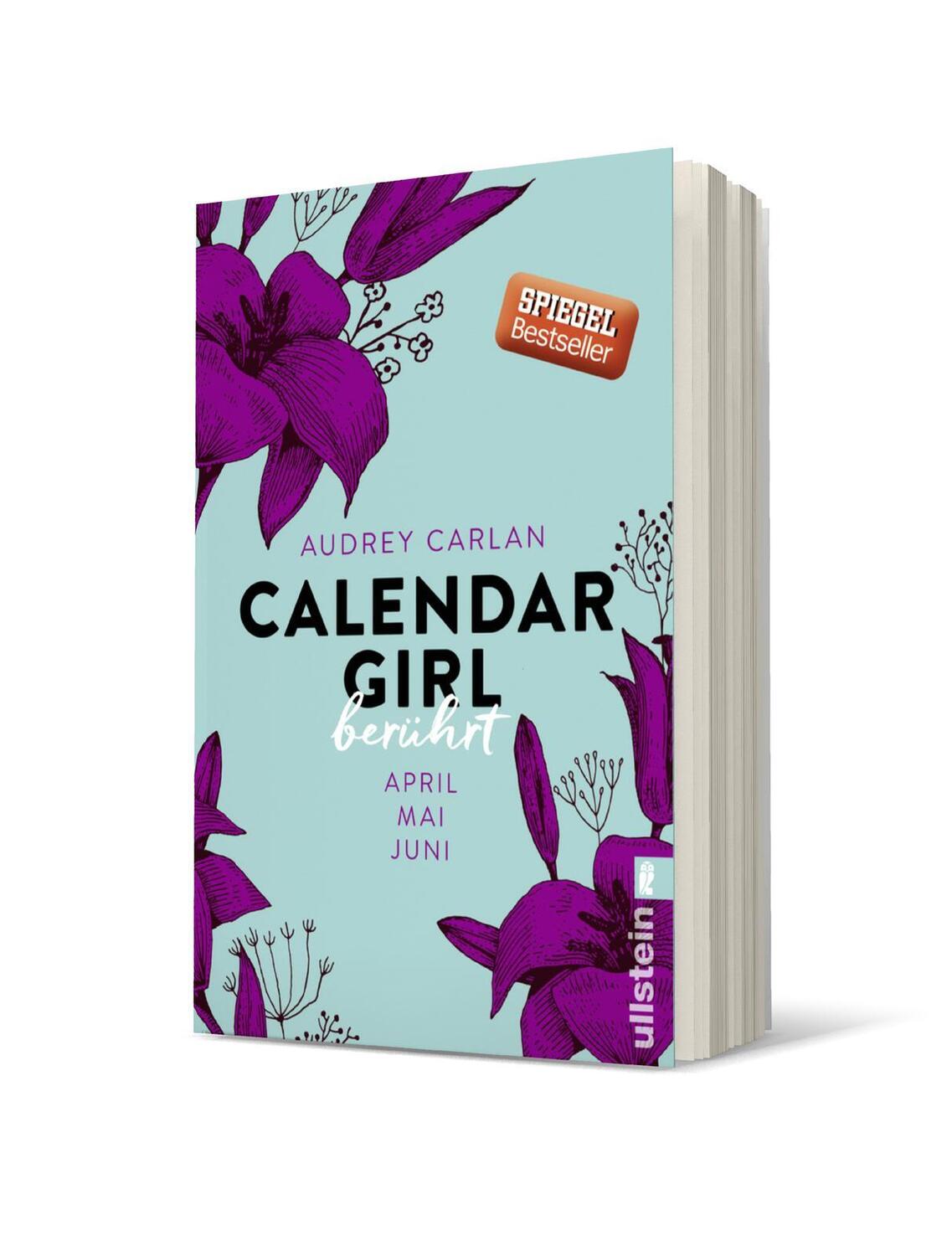 Bild: 9783548288857 | Calendar Girl 02 - Berührt | April/Mai/Juni | Audrey Carlan | Buch