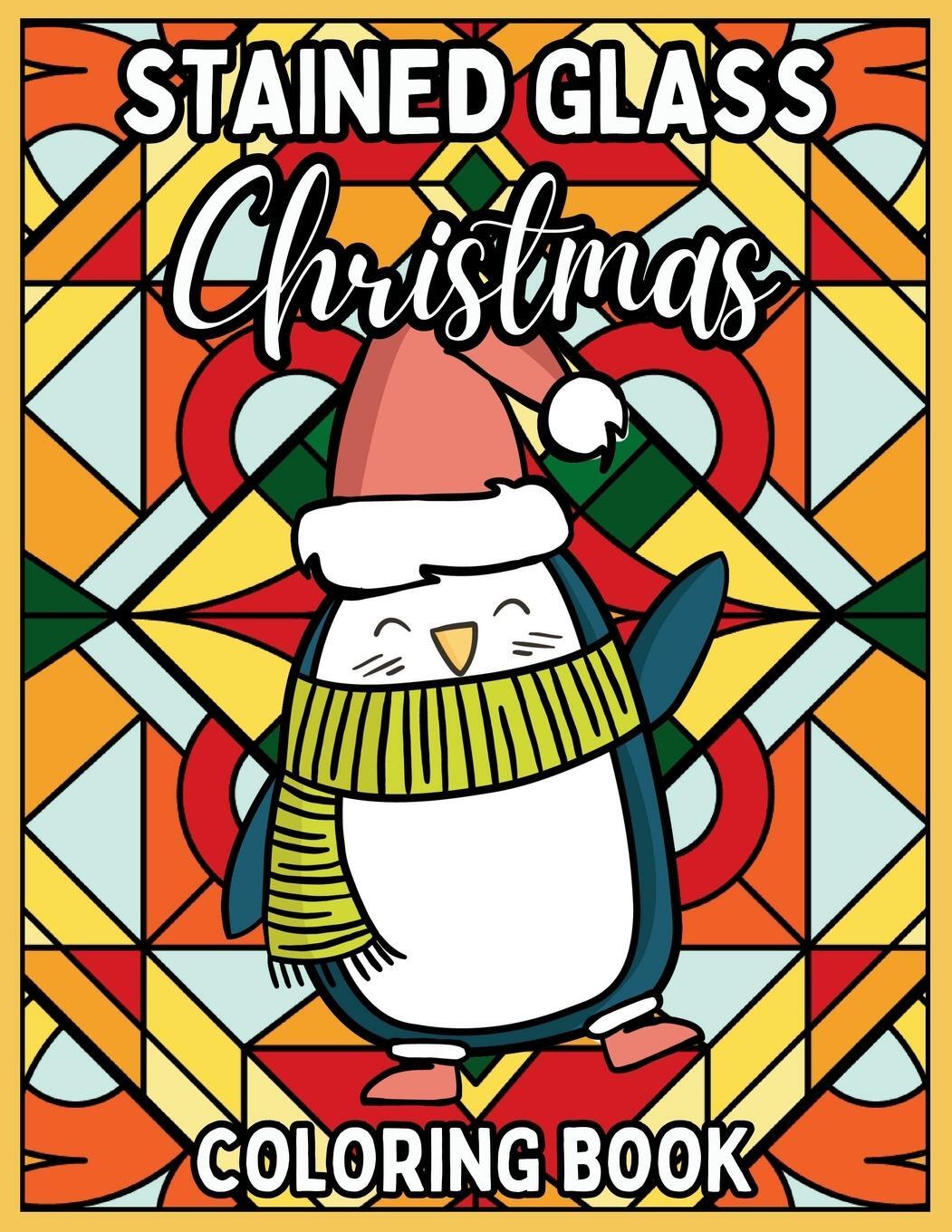 Cover: 9781923108158 | Stained Glass Christmas Coloring Book | Upgraded Books | Taschenbuch