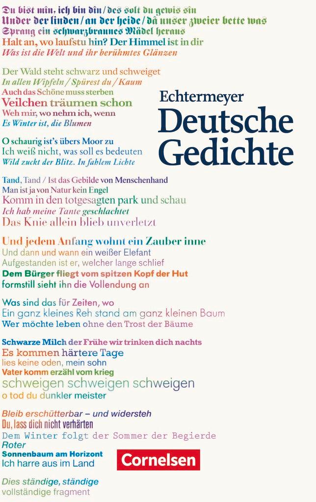 Cover: 9783060619320 | Deutsche Gedichte | Elisabeth K. Paefgen | Buch | Lesebändchen | 2010