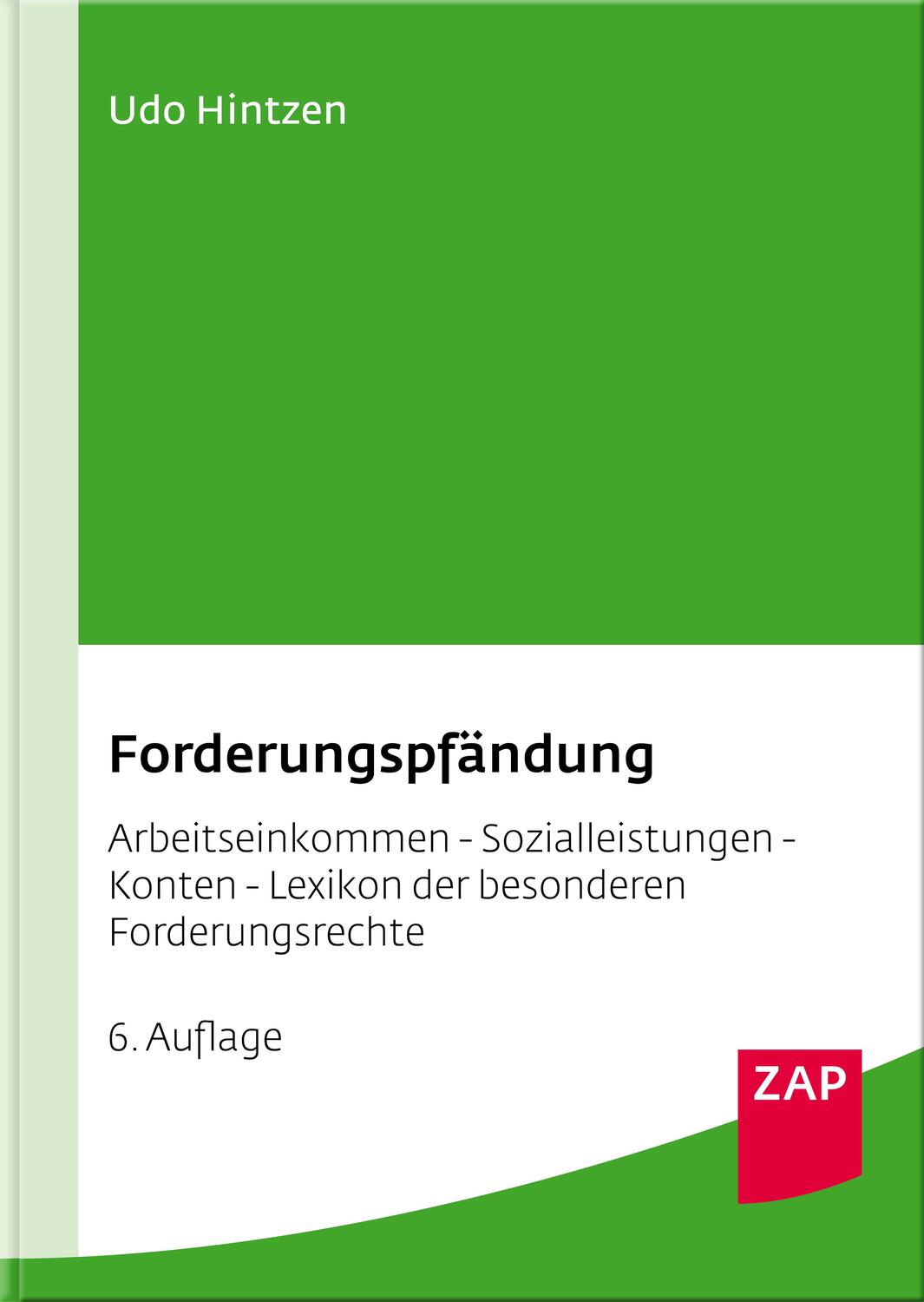 Cover: 9783750800274 | Forderungspfändung | Udo Hintzen | Taschenbuch | Deutsch | 2023