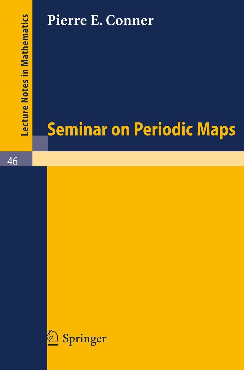 Cover: 9783540039174 | Seminar on Periodic Maps | Pierre E. Conner | Taschenbuch | Paperback