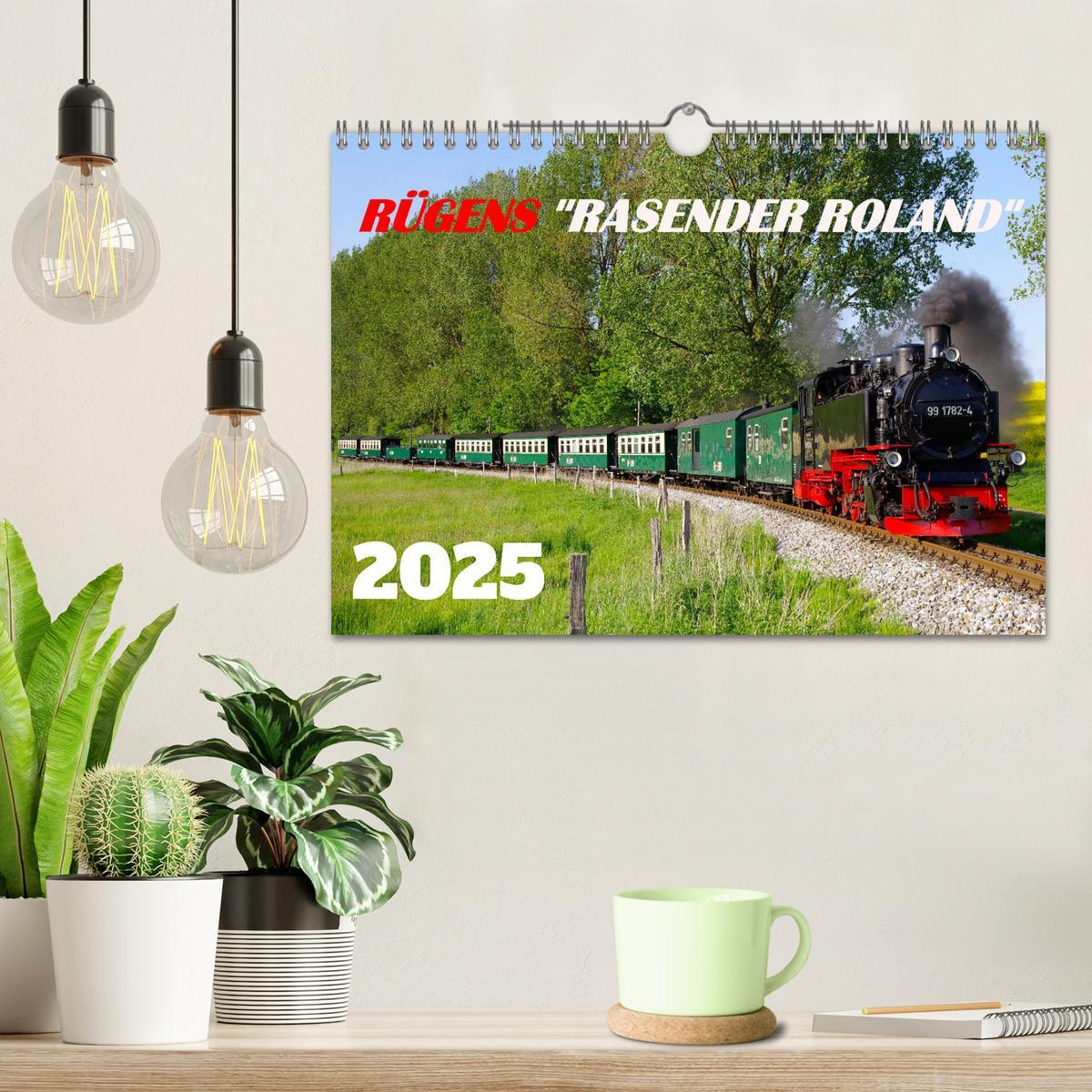 Bild: 9783383932014 | Rügens "rasender Roland" (Wandkalender 2025 DIN A4 quer), CALVENDO...