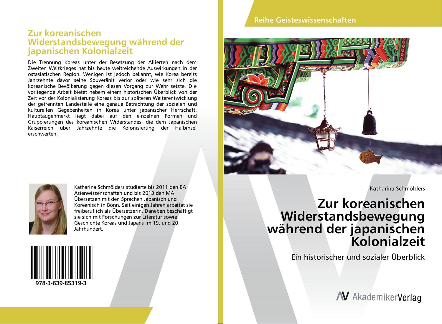 Cover: 9783639853193 | Zur koreanischen Widerstandsbewegung während der japanischen...