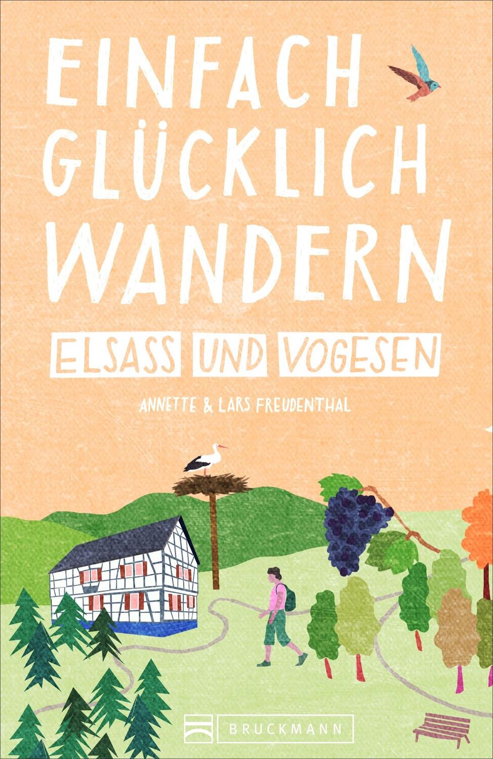 Cover: 9783734313721 | Einfach glücklich wandern Elsass und Vogesen | Freudenthal (u. a.)