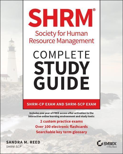 Cover: 9781119805489 | SHRM Society for Human Resource Management Complete Study Guide | Reed
