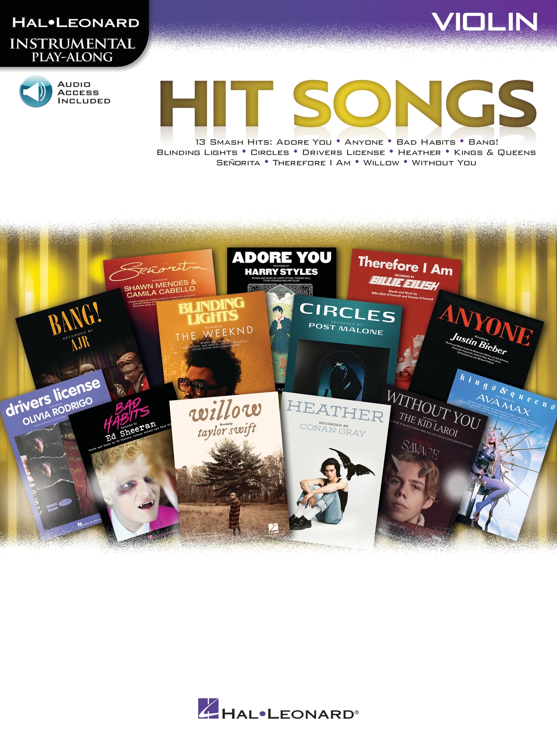 Cover: 196288016892 | Hit Songs | Violin | Instrumental Play-Along | Buch + Online-Audio