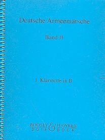 Cover: 9790202592069 | Deutsche Armeemärsche II - 1. Klarinette in B | Broschüre | 72 S.