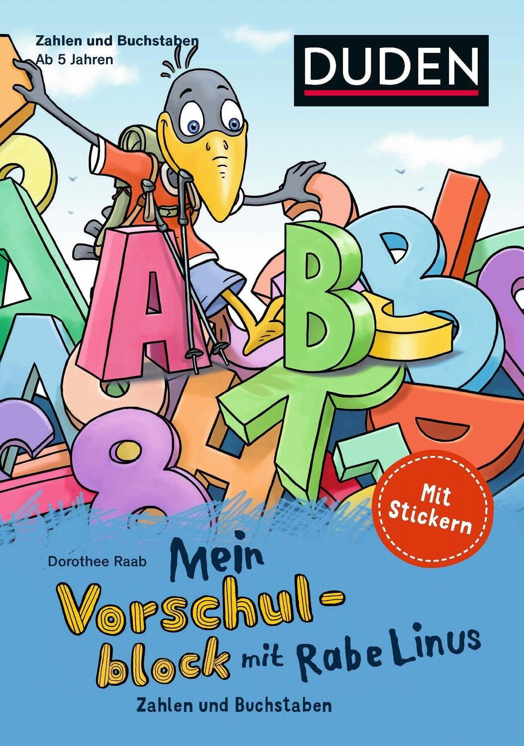 Cover: 9783411757572 | Mein Vorschulblock mit Rabe Linus (3) | Dorothee Raab | Taschenbuch