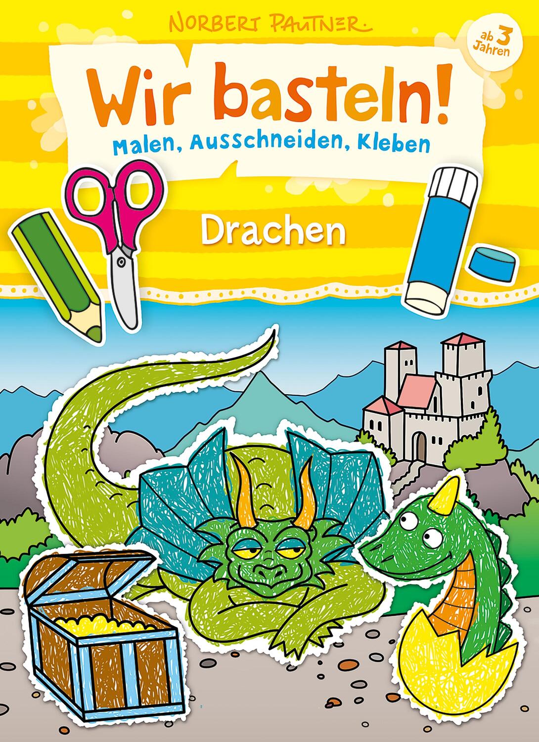 Cover: 9783743210431 | Wir basteln! - Malen, Ausschneiden, Kleben - Drachen | Taschenbuch