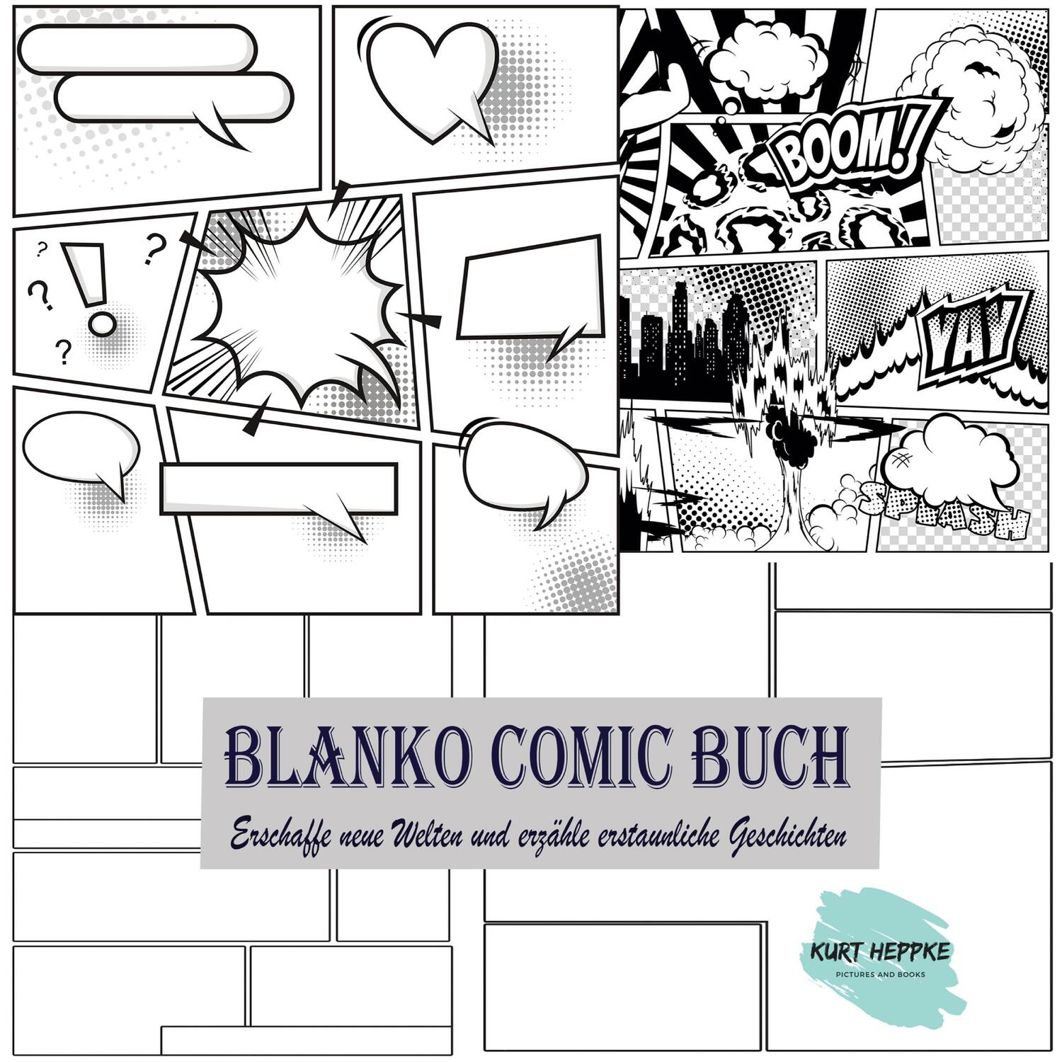 Cover: 9783756221493 | Blanko Comic Buch | Kurt Heppke | Taschenbuch | Paperback | 58 S.
