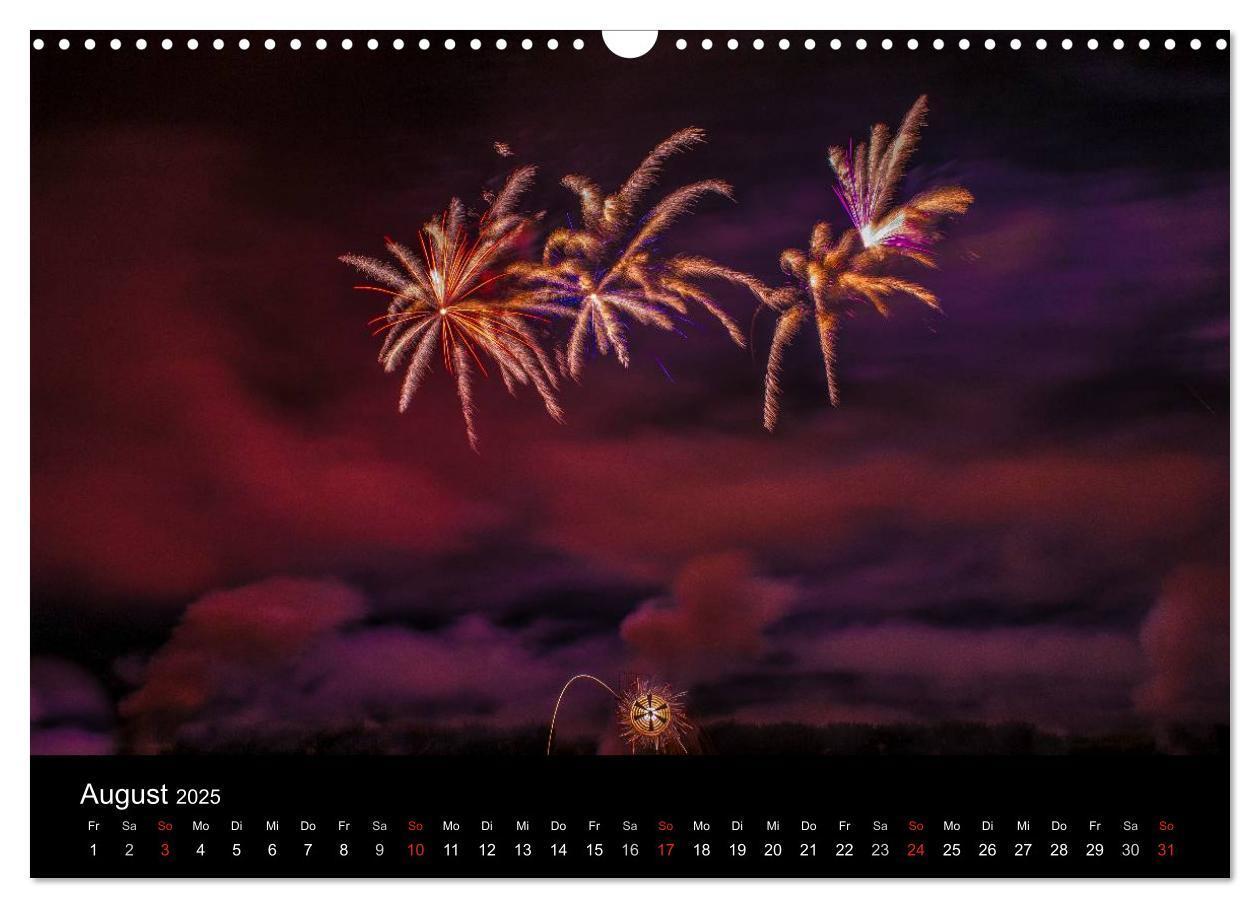 Bild: 9783435837595 | Das Feuerwerk (Wandkalender 2025 DIN A3 quer), CALVENDO Monatskalender