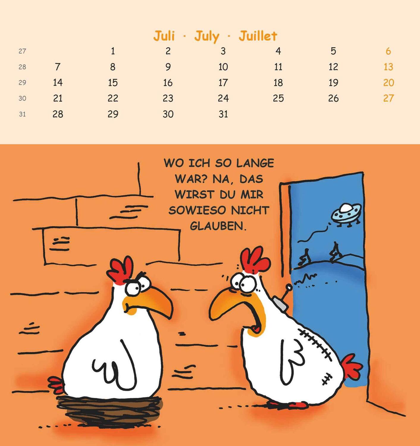 Bild: 4251732343293 | Lach mal wieder... 2025 - Postkarten-Kalender -...