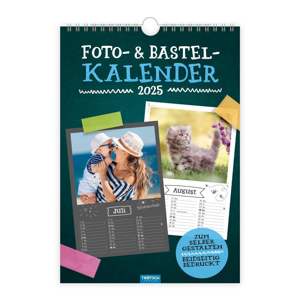 Cover: 9783988022240 | Trötsch Foto- und Bastelkalender A4 2025 | KG | Kalender | 24 S.