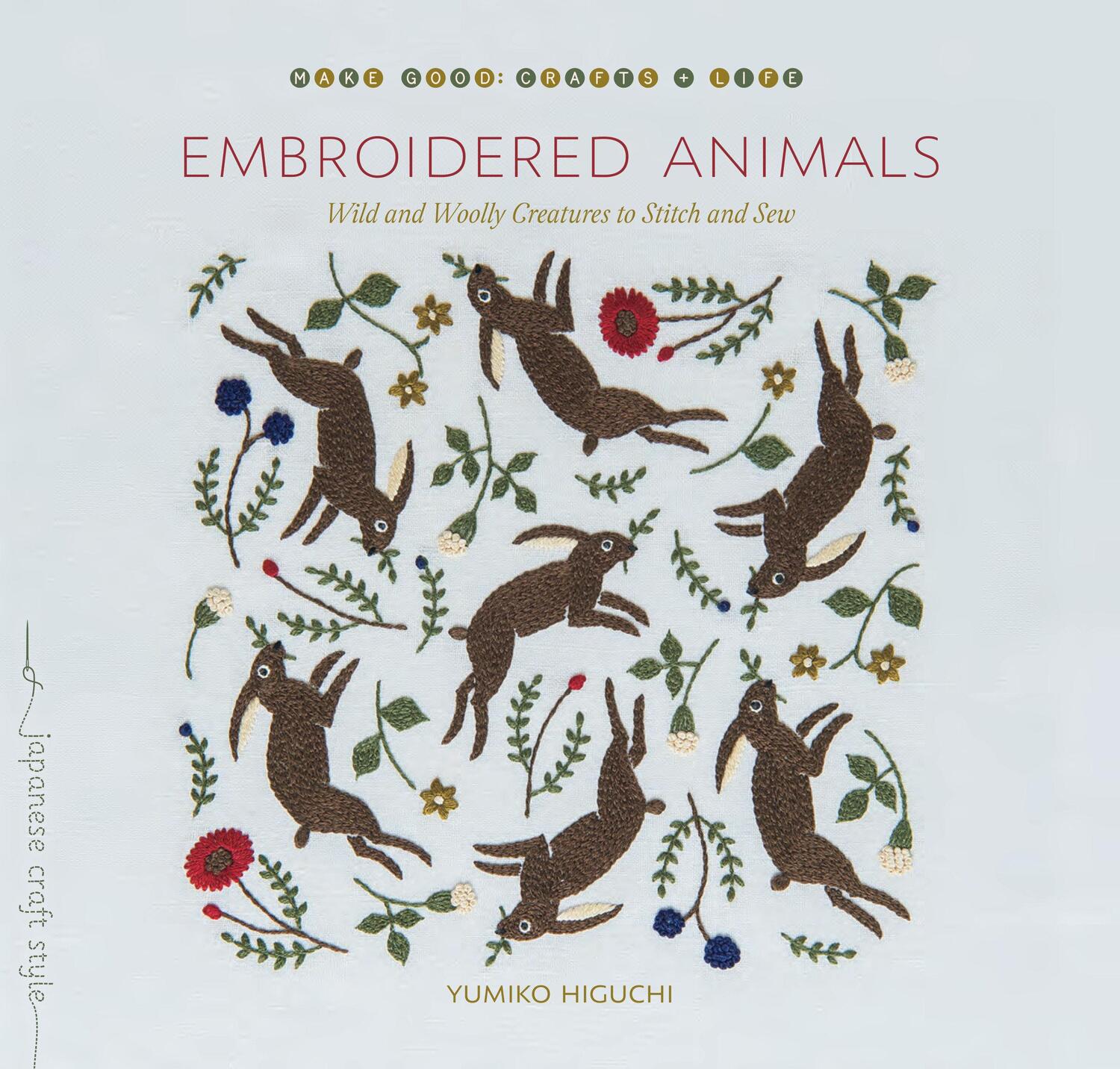 Cover: 9781611808865 | Embroidered Animals | Wild and Woolly Creatures to Stitch and Sew