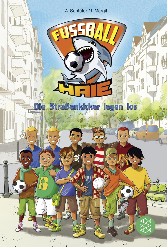 Cover: 9783596812790 | Fußball-Haie - Die Straßenkicker legen los! | 2 Bde. in 1 Bd. | Buch