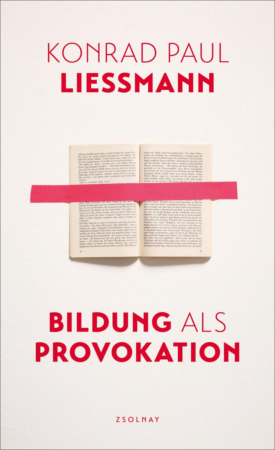 Cover: 9783552058248 | Bildung als Provokation | Konrad Paul Liessmann | Buch | Deutsch