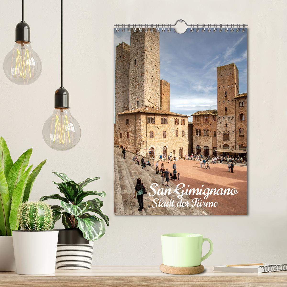 Bild: 9783457220184 | San Gimignano - Stadt der Türme (Wandkalender 2025 DIN A4 hoch),...