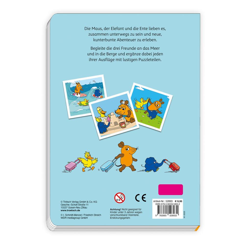 Bild: 9783965528932 | Trötsch Die Maus Puzzle- und Spielbuch | Trötsch Verlag | Buch | 10 S.