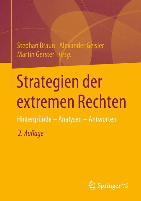 Cover: 9783658019839 | Strategien der extremen Rechten | Hintergründe - Analysen - Antworten