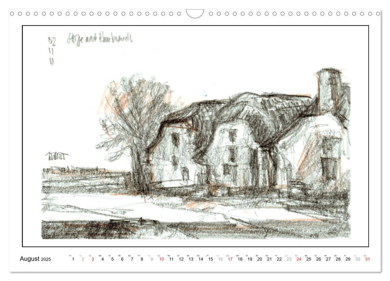 Bild: 9783435822959 | Rembrandt Landschaften wgVoigt (Wandkalender 2025 DIN A3 quer),...