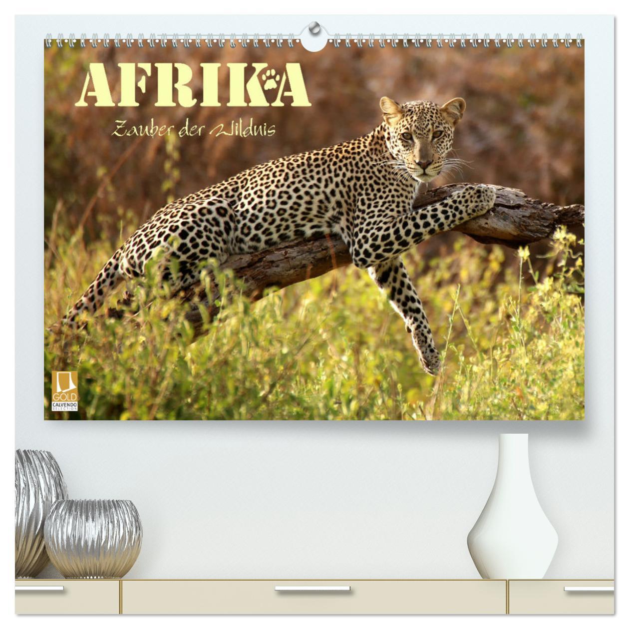 Cover: 9783435245604 | Afrika - Zauber der Wildnis (hochwertiger Premium Wandkalender 2025...