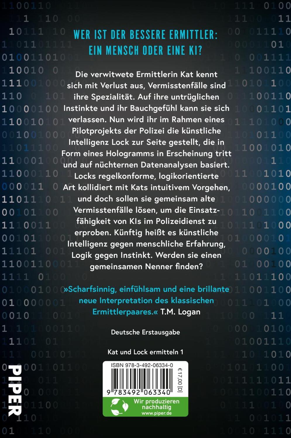 Rückseite: 9783492063340 | In the Blink of an Eye | Jo Callaghan | Taschenbuch | 448 S. | Deutsch