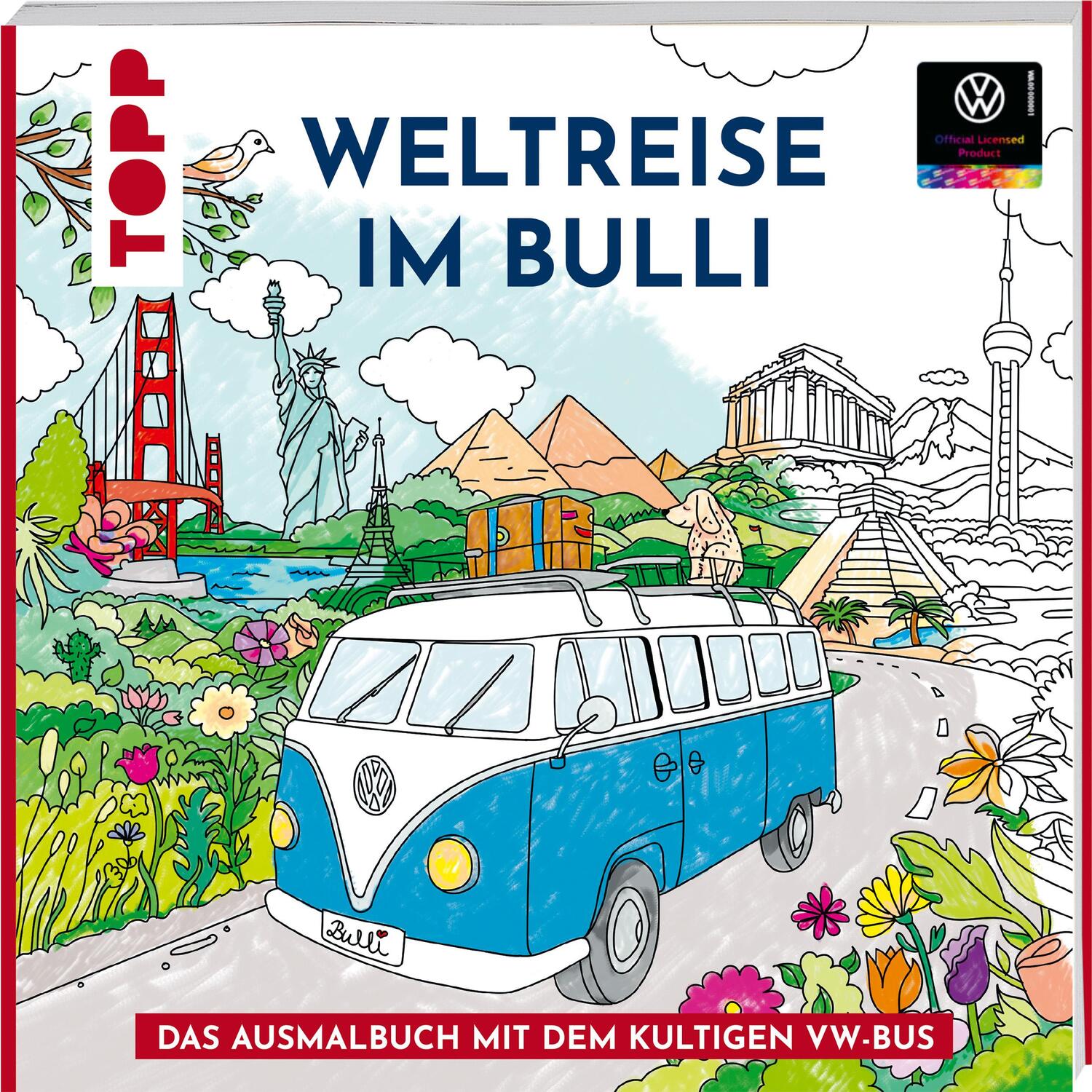 Cover: 9783735880055 | Colorful World - Weltreise im Bulli | Tannaz Afschar | Taschenbuch